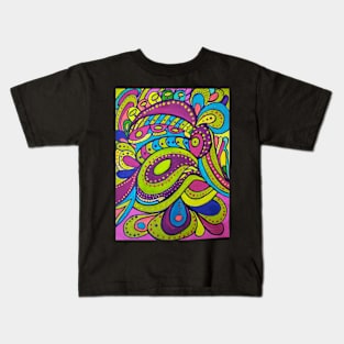 Colorful Original Artwork Acrylic Painting Kids T-Shirt